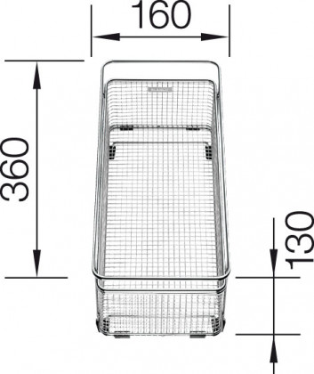 BLANCO 223297 Accessories multipurpose basket for dishes