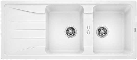 BLANCO 519701 Sink Sona 8 S white without eccentric Silgranit PuraDur