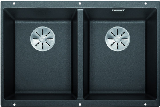 BLANCO 523574 Sink Subline 350/350-U anthracite InFino manual Silgranit PuraDur