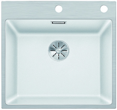 BLANCO 524112 Sink Subline 500-IF/A white InFino with Silgranit PuraDur handle
