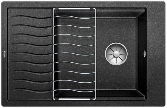 BLANCO 524844 Sink Elon XL 6 S anthracite without eccentric Silgranit PuraDur