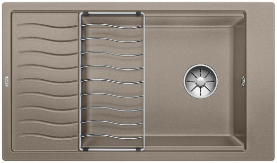 BLANCO 524877 Sink ELON XL 8 With tartufo SILGRANIT® PuraDur®