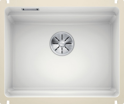 BLANCO 525149 Sink ETAGON 500-U brilliant white InFino manual PuraPlus®