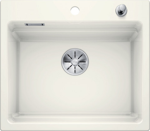 BLANCO 525156 ETAGON 6 bright white InFino sink with PuraPlus® handle