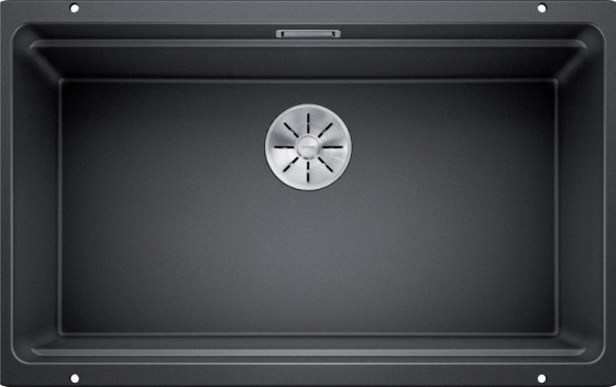BLANCO 525167 Sink ETAGON 700-U anthracite without eccentric Silgranit InFino