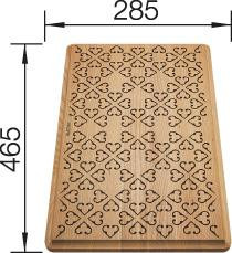 BLANCO 237591 Cutting board with ornament for Sink FARON XL 6 S