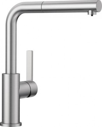 BLANCO 525126 Tap LANORA-S solid stainless steel brushed non-pressure