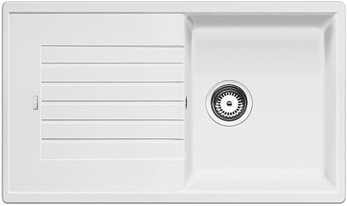 BLANCO 520515 Sink Zia 5 S white without eccentric Silgranit PuraDur