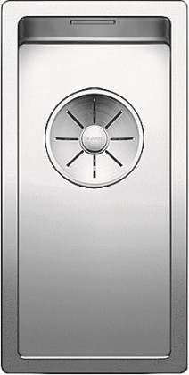BLANCO 521564 Sink Claron 180-IF stainl. steel InFino silk gloss without handle