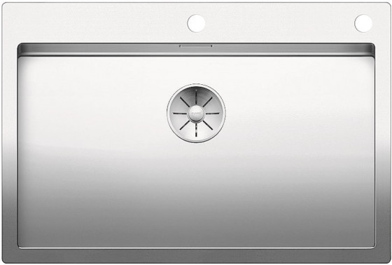 BLANCO 521634 Sink Claron 700-IF/A stainless steel InFino silk gloss with handle