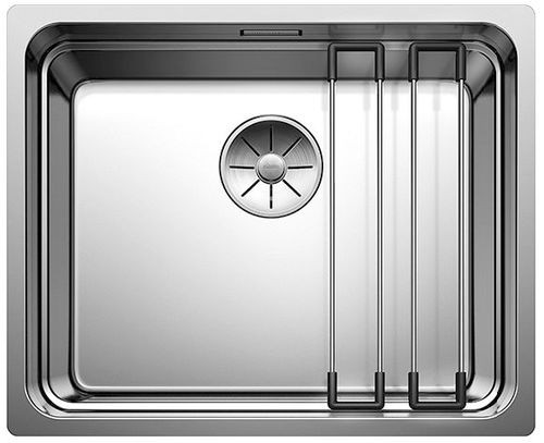 BLANCO 521841 Sink Etagon 500-U stainless steel InFino silk gloss without handle