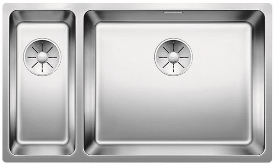 BLANCO 522989 Sink Andano 500/180-U stainl.steel InFino silk gloss no handle