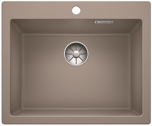 BLANCO 521686 Sink Pleon 6 tartufo InFino without eccentric Silgranit PuraDur