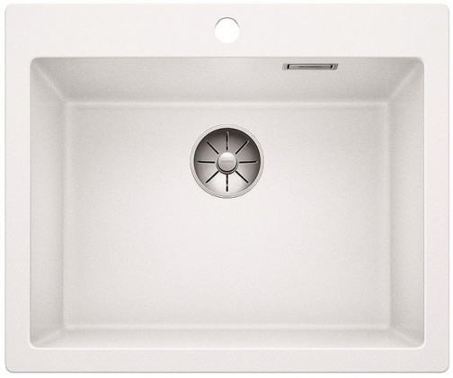 BLANCO 521683 Sink Pleon 6 white InFino without eccentric Silgranit PuraDur