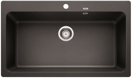 BLANCO 521811 Sink Naya XL 9 anthracite without eccentric Silgranit PuraDur