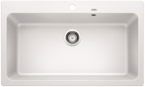 BLANCO 521816 Sink Naya XL 9 white without eccentric Silgranit PuraDur