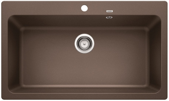BLANCO 521820 Naya XL 9 coffee sink without eccentric Silgranit PuraDur