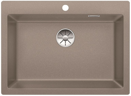 BLANCO 523050 Sink Pleon 8 tartufo InFino without eccentric Silgranit PuraDur