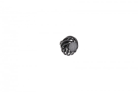 TULIP Knob Virella S antique pewter + screw