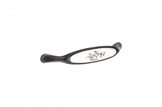 TULIP Handle Margarita 128 brown/porcelain/flower