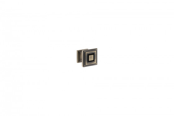 TULIP knob Serena antique brass + screw