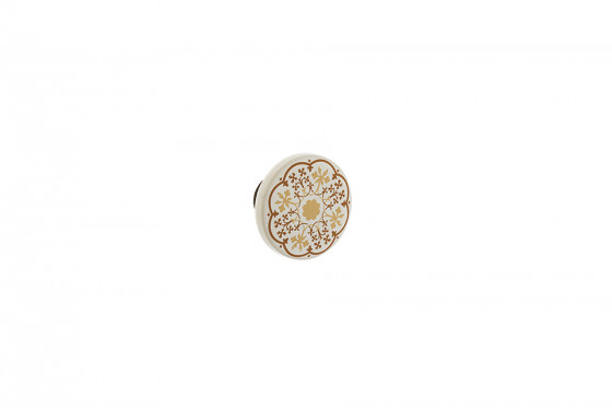 Marella Design Knob Bosa beige porcelain/flower Marella Design Knob Bosa beige porcelain/flower