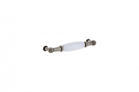 TULIP handle Sara 96 antique pewter/porcelain white
