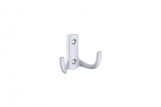 TULIP hook Marcel satin chrome + screws