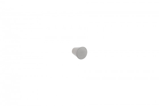 TULIP knob Iroko brushed nickel + screw