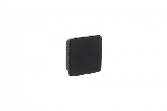 TULIP Knob Square black+screws