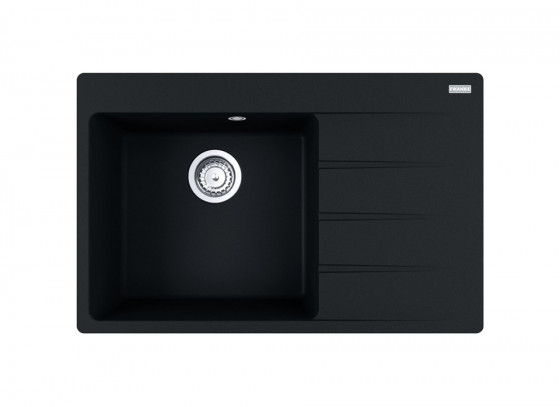 FRANKE Sink CNG 611-78 TL/2 780 x 500 onyx drain right