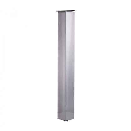 G-Table leg 710/80x80 brushed stainless steel