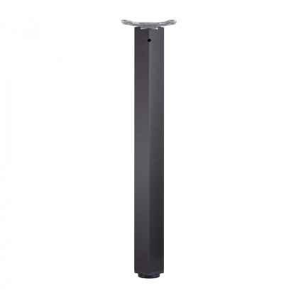 StrongLegs table leg TA001, 710R/60x60mm, black mat