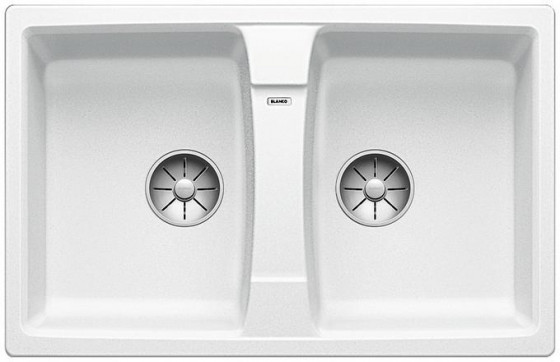 BLANCO 524964 Sink LEXA 8 white SILGRANIT® PuraDur®
