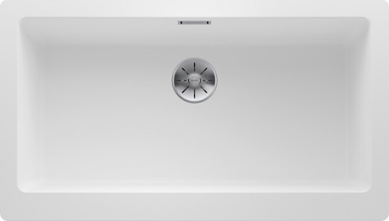 BLANCO 526105 Sink VINTERA XL 9-UF white without center Silgranit