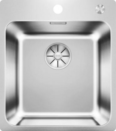 BLANCO 526119 Sink SOLIS 400 IF/A InFino with PushControl brushed stainl. steel
