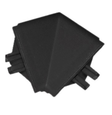 Inner  Corner 90° L20/r/01, Black