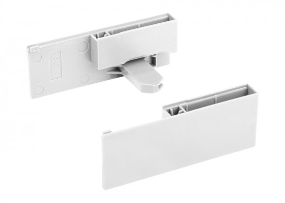 StrongMax 16/18 holders for the glass front of the inner drawer 89 mm, white