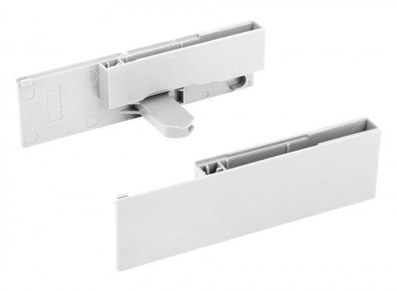 StrongMax 16/18 holders for the glass front of the inner drawer 121 mm, white