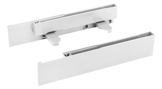 StrongMax 16/18 holders for the glass front of the inner drawer 185 mm, white