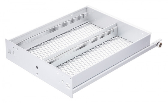 Drawers for pharmacies grid bottom, 601.5x1313mm, NL750, 1 column