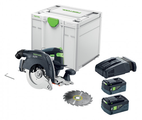 FESTOOL 576165 Cordless Circular Saw HKC 55 5.2 EBI-Plus-SCA