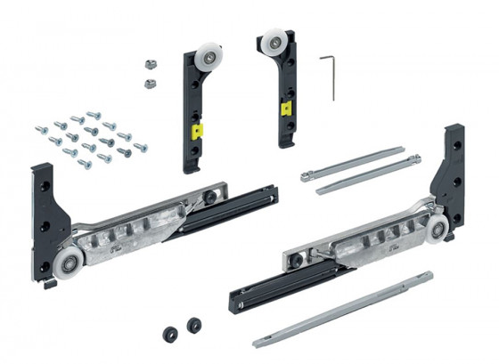 HETTICH 9201921 SlideLine M set for 1 leaf SiSy load capacity 10 kg