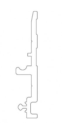 TERNO Diva Fluid guide profile 2570 elox silver 6m