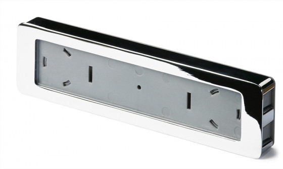 HETTICH 9086692 TOUCH-IN handle square chrome glossy