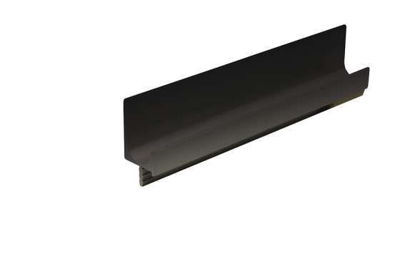 TULIP Impact grip profile-Juvio II 2900mm black matt