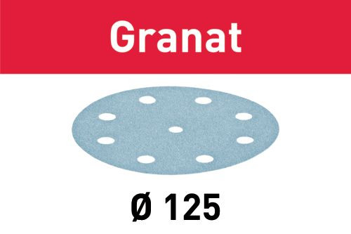 FESTOOL 497170 Abrasive sheet STF D125/8 P150 GR/100 Granat