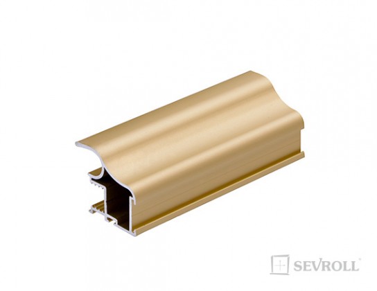 SEVROLL 02288 System 10 II mounting rail 2.7m gold