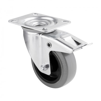 StrongCastors medium duty 100/160 castor with brake