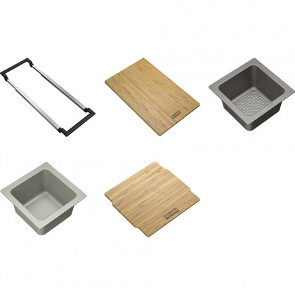 FRANKE ALL-IN Set 2 holder, plate, 2x bowl, lid